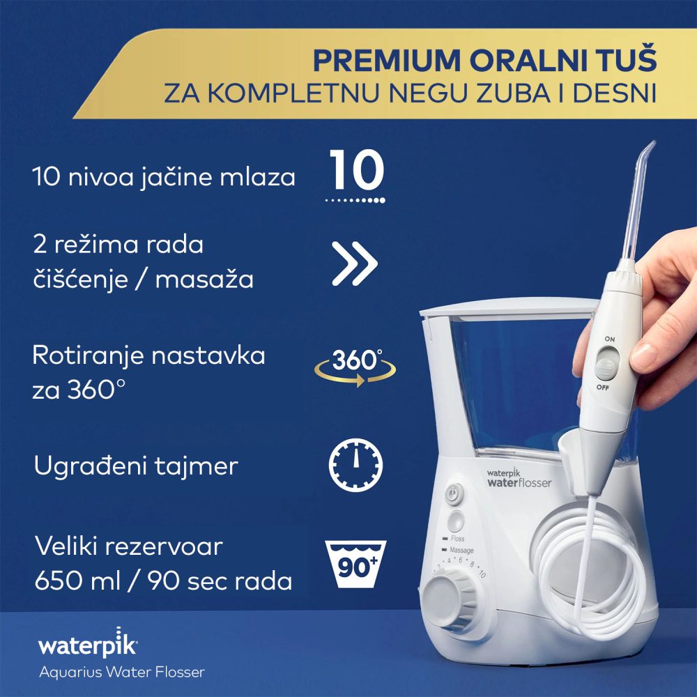 waterpik_aquarius_premium_oralni_tuš