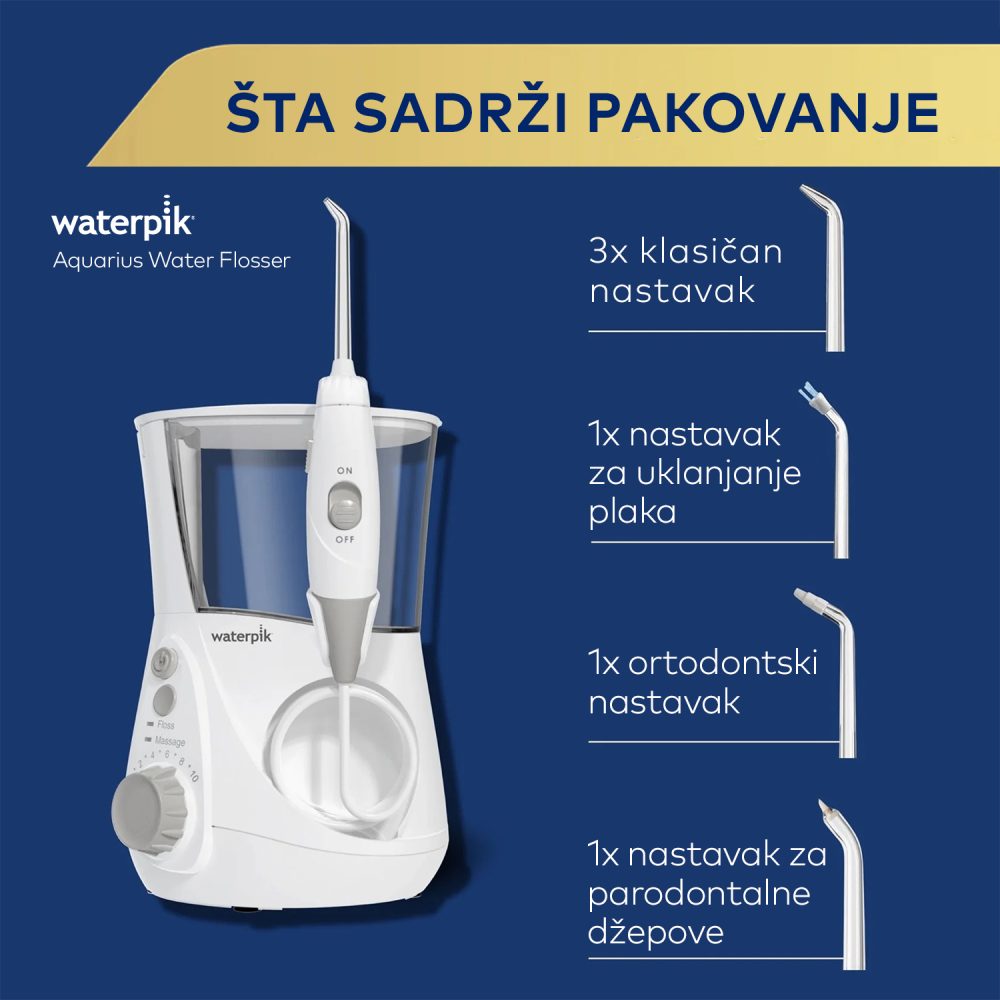 3_waterpik_aquaius_šta sadrži